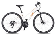 4EVER JASMINE DISC (white / bronze) 2023 Průměr kol: 28" (700C), Velikost rámu: L, Výška jezdce: 170 - 185 cm: SKLADEM