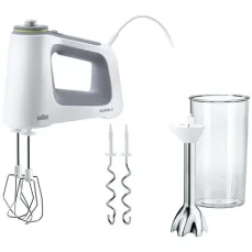 Braun HM5107WH bílá / Ruční šlehač / 750W / 9 rychlostí (HM5107WH)