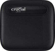 CRUCIAL X6 1TB čierna / Externý SSD / USB 3.2 Gen2 Type-C / R: 540 MBs / 3y / dopredaj (CT1000X6SSD9)