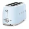 SMEG TSF02PBEU modrá / Hriankovač / 1500 W / 2 sloty / 4 hrianky / 6 stupňov opečenia (TSF02PBEU)