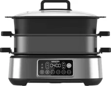 SENCOR SPR 6300BK černá / Multifunkční pomalý hrnec a gril / 1360W / 6L / 40 - 200°C (8590669366774)