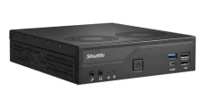 Shuttle XPC slim Barebone DH610V2 čierna / Mini-PC / Bez CPU (LGA1700) / 2x SO-DIMM DDR5 max. 96 GB / M.2 NVMe / 2x LAN (DH610V2)