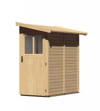 Dřevěný zahradní domek GÖRLITZ 99x182 cm Lanitplast