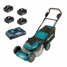 Makita DLM530PT4 / Akumulátorová kosačka na trávu / 18V x 2 / Šírka záberu 53.4 cm / kôš 70 L / dopredaj (DLM530PT4)