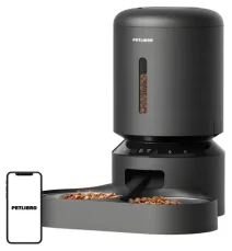 PETLIBRO Dávkovač krmiva Granary čierna / Dvojitá miska / WiFi / 5 l (PL-AF103-36B)