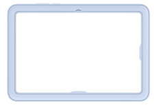 Samsung Tab S11 Ochranný kryt Frame Modrá EF-JX730CLEGWW