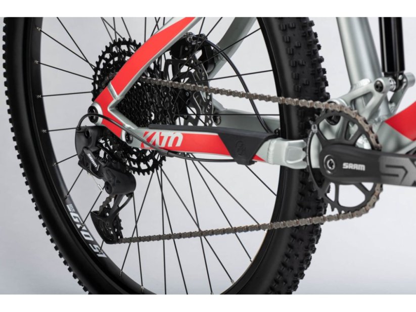GHOST Kato FS Base 29 Grey/Red - L