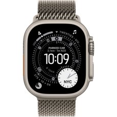 Apple Watch Ultra 3 (2025) 49mm Přírodní titan s přírodně titanovým milánským tahem S