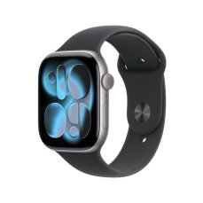 Apple Watch Series 11 GPS 42mm Aluminium Case Black Sport Band - S/M