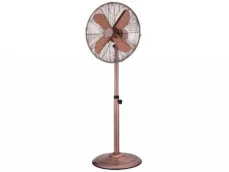 Tristar VE-5971 / Retro stojanový ventilátor kovový / 40 cm / 50 W / oscilácia / 3 rýchlosti (VE-5971)