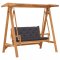 Zahradní houpačka s poduškou teakové dřevo Dekorhome
