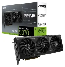 ASUS PRIME GeForce RTX 5070 Ti 16GB / Grafická karta / GDDR7 / 256-bit / 1x HDMI + 3x DP / 750W (90YV0MF1-M0AA00)