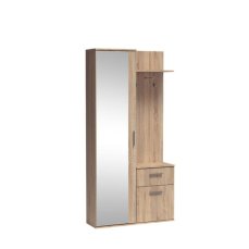 Halmar LUX se zrcadlem sonoma (2 Karton)