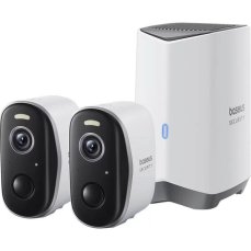 Baseus Security N1 Plus 2K venkovní kamera (sada 2ks+centrální stanice) bílá