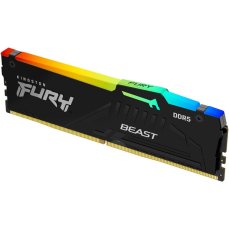 Kingston FURY Beast Black RGB DDR5 16GB 6400MT/s CL32 DIMM (1x16GB) EXPO/XMP