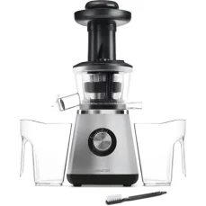 Sencor SSJ 4041BK čierno-strieborná / Odšťavovač / 400 W / 1 rýchlosť / 0.8L na šťavu (8590669169559)