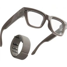 Meta RAY-BAN Display (Standardní) chytré lesklé brýle (zatmavovací čiré/šedé) šedé