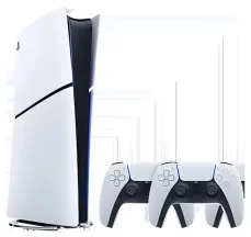 PlayStation 5 Digital Edition 825GB (Slim/E-Chassis) + 2× DualSense (1000050120)