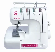 Guzzanti GZ 325 biela / Šijací stroj overlock / 100W / 12 rôznych stehov / odrez nite / 1-5 mm steh / LED osvetlenie (GZ 325)
