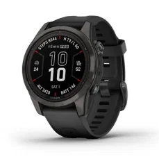 Garmin Fenix 7S Pro Sapphire Solar Edition sivá / Chytré hodinky / 1.2 / GPS / BT / ANT + / Wi-Fi / 10 ATM (010-02776-11)