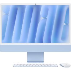 CTO Apple iMac 24" (2024) 8CPU / modrý / 1Gbps / Mouse / CZ KLV / 16GB / 256GB