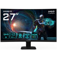 27" GIGABYTE GS27QCA černá / VA / 2560x1440 / 16:9 / 1ms / 5000:1 / 250cd-m2 / HDMI + DP / VESA / Adaptive Sync (GS27QCA)