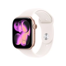 Apple Watch Series 11 GPS 42mm Rose Gold Light Blush Sport Band - S/M