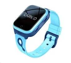 CARNEO GuardKid+ 4G Platinum modrá / Chytré hodinky / 1.45" / 240x240 / IP67 / TFT / BT (8588007861593)