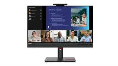 23.8" Lenovo ThinkVision T24v-30 černá / IPS / 1920x1080 / 6ms / 1000:1 / 250cd-m2 / DP+HDMI+VGA / Pivot / VESA (63D8MAT3EU)