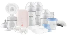 Philips AVENT Advanced SCD340/31 bílá / Sada na kojení / Elektrická odsávačka / Lahve a hrnečky