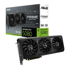 ASUS PRIME GeForce RTX 5080 16GB / 2617MHz / 16GB GDDR7 / 256-bit / 1x HDMI + 3x DP / 850W (16) (90YV0LX1-M0NA00)