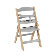 Tulano Morsel 45 Židlička ke krmení naturální-šedá (TN-MORSEL 45 NATURAL-GREY)