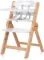 CHIPOLINO Drevená jedálenská stolička Cacao 2v1 White Wood (STHCO0242WH)