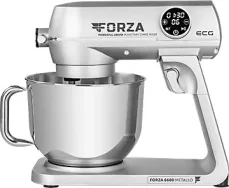 ECG FORZA 6600 Metallo Argento / kuchynský robot / 1800 W / nerez misa 6.5 L / 10 rýchlostí (100001760502)