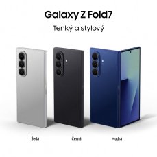Samsung Galaxy Z Fold7  Vyšší paměť za cenu nižší - napiš ( pamet ) do poznámky a změníme ti cenu Barva: Stříbrná, Uložiště: 12GB/512GB
