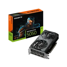 GIGABYTE GeForce RTX 5050 WINDFORCE OC 8GB / 2587MHz / 8GB GDDR6 / 128-bit / 2x HDMI + 2x DP / 550W (8) (GV-N5050WF2OC-8GD)
