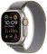 Apple Watch Ultra 2 (2023) GPS+Cellular 49mm Titanové telo - Zeleno-sivý remienok Trailový ťah (S/M) / 130-180 mm (MRF33FQC/A)