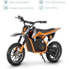 LAMAX eJumper DB50 elektrická motorka oranžová