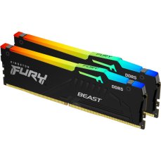 Kingston FURY Beast RGB DDR5 64GB 5200MT/s CL40 DIMM (2x32GB) XMP