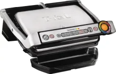 Tefal OptiGrill+ GC712D34 stříbrný / Kontaktní gril / 2000 W / 6 programů / Gril. plocha: 600 cm2 (GC712D12/34)