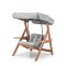 Garden Single Swing Chair Galata Swing S1 - Grey