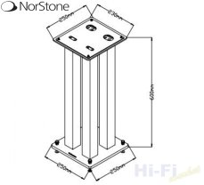 NORSTONE Stylum Square stříbrná