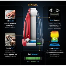Diablo X.Eye Prime Normal Size herní židle červená