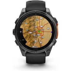 Garmin Fenix 8 AMOLED 47mm šedý/čierny remienok
