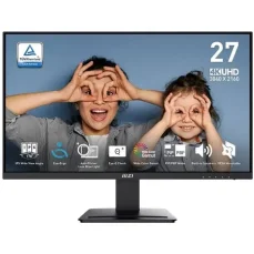 27" MSI PRO MP273U černá / 3840 x 2160 / IPS / 16:9 / 4ms / 1000:1 / 400cd-m2 / HDMI + DP (PRO MP273U)
