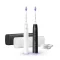 Philips Sonicare 6500 HX7419/01 Set zubních kartáčků černá  bílá / 62 000 pulsů / časovač (HX7419/01)