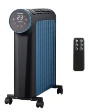 BLAUPUNKT HOR811 modro-černá / olejový radiátor / 2500W / Tuya / LED displej / 3 teploty / vhodné pro místnosti do 25m2 (HOR811)