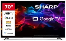 70" SHARP 70HP5265E černá / 3840 x 2160 / QLED / HDMI / USB / Wi-Fi / DVB-TT2CSS2 / repro 24W (70HP5265E)