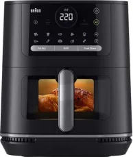 Braun HF5075IBK čierna / Teplovzdušná fritéza / 2000 W / PFAS free / dotykové ovládanie (0X12500024)