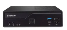 Shuttle XPC slim Barebone DH610 čierna / Bez CPU (LGA1700 / Alder Lake-S) / 2xDDR4 / 1xSATA / 1x M.2 / 2xLAN / Bez OS (DH610)